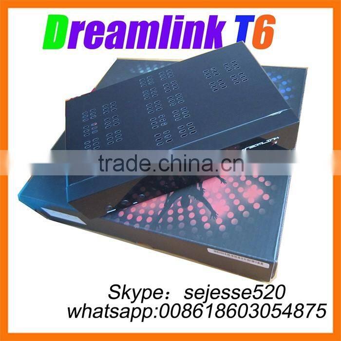 New arrival Dreamlink T6 Turbo 8psk+IPTV for north america in stock