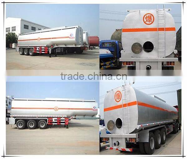 37500L fuel semi-trailer 27T oil transport trailer big capacity liquid chemical tank trailer for sale
