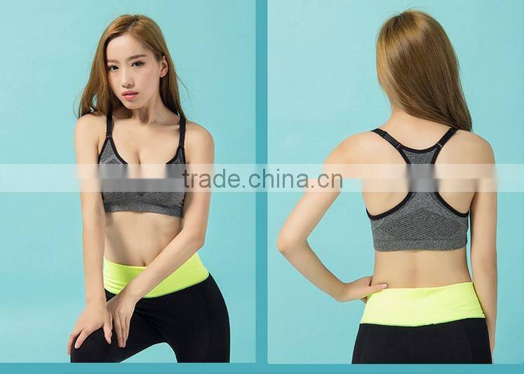 Shockproof, absorb sweat breathe freely, to run, no rims sports bras, fitness yoga