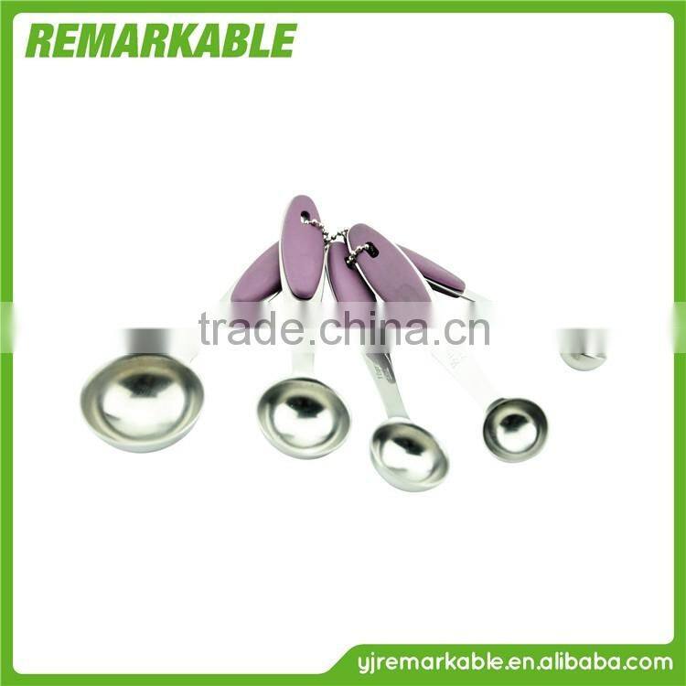 Rust resistant 410 Top quality stainless steel measuring cups set, stainless steel measuring spoon