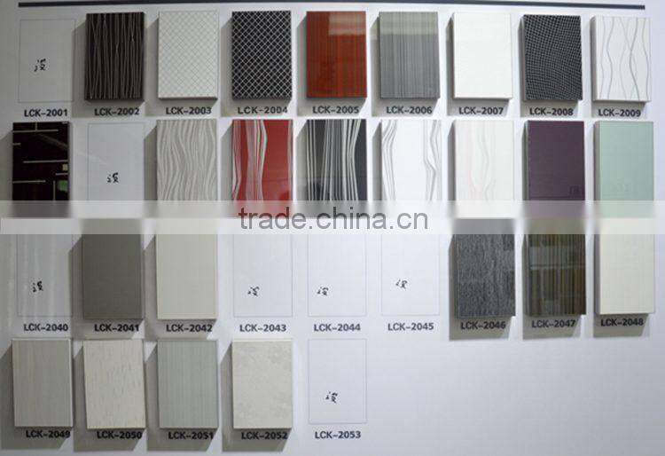High glossy white laminated MDF board