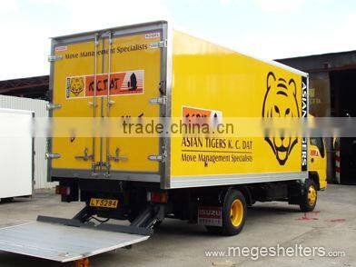 Fiberglass honeycomb sandwich panel dry truck body