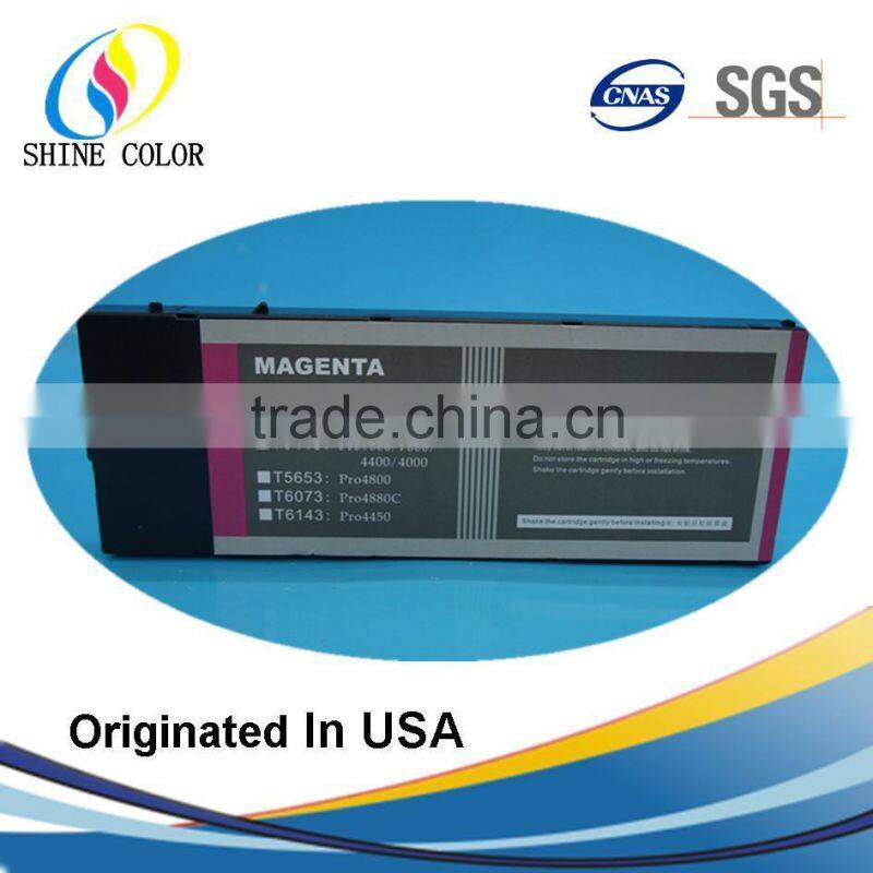 220ml bulk Large Format compatible ink cartridges for Epson stylus pro 7600 inkjet pre fill with Pigment ink