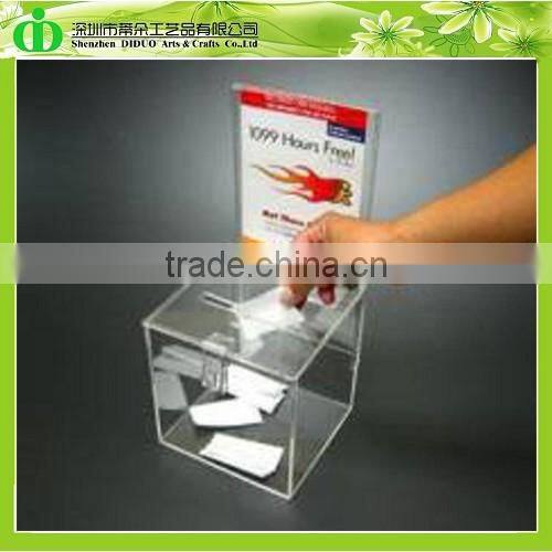 DDD-0162 Trade Assurance Cheap Charity Collection Boxes
