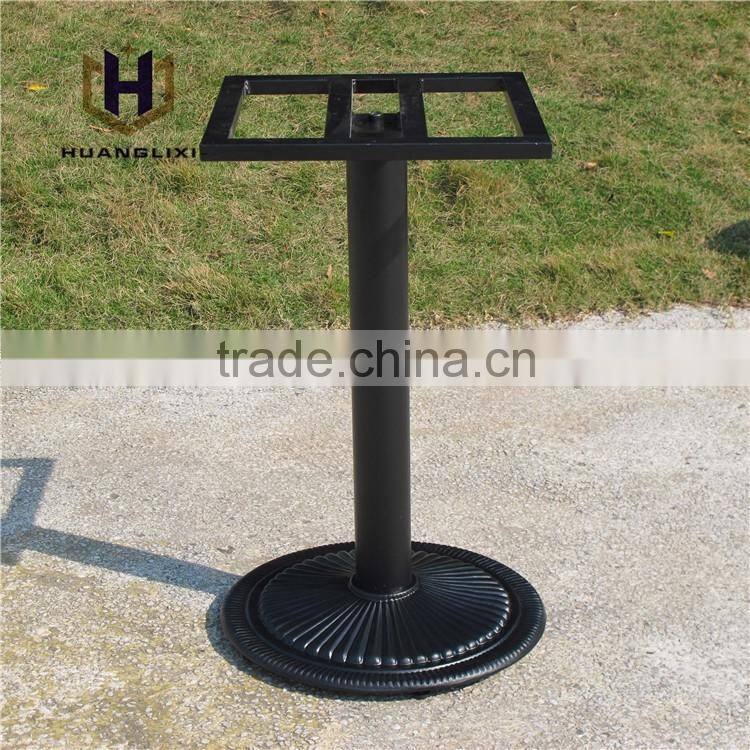 Round wrought iron coffee table legs for sale