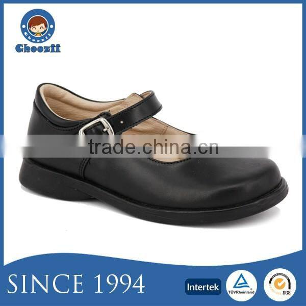 Choozii 2016 Elegant Navy Blue Leather Girls Ballerina Shoes for School