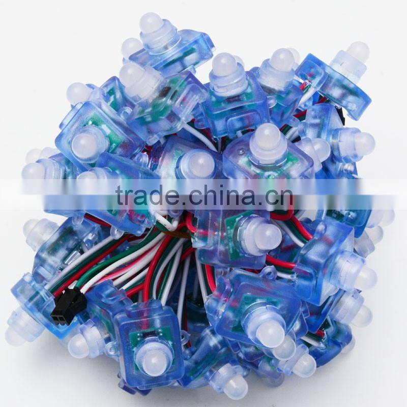 DC5V 12mm square WS2811 Led Full Color character string matrix screen point source