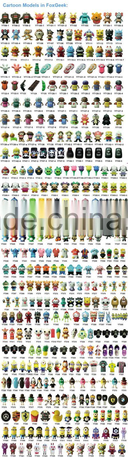 Original Quality Chip Super Heroes Series Cartoon Usb Flash Drive Custom Pendrive,Wholesale Full Capacity Minions Memory Stick