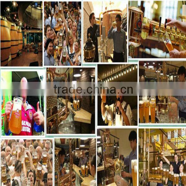 Steam heating beer brewery equipment with CE,ISO