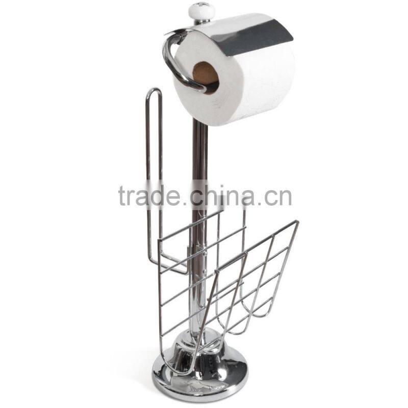 Toilet Paper Stand with Magazine Rack