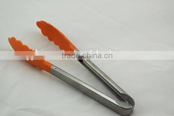 kitchenware stainless steel Nylon serving tongs