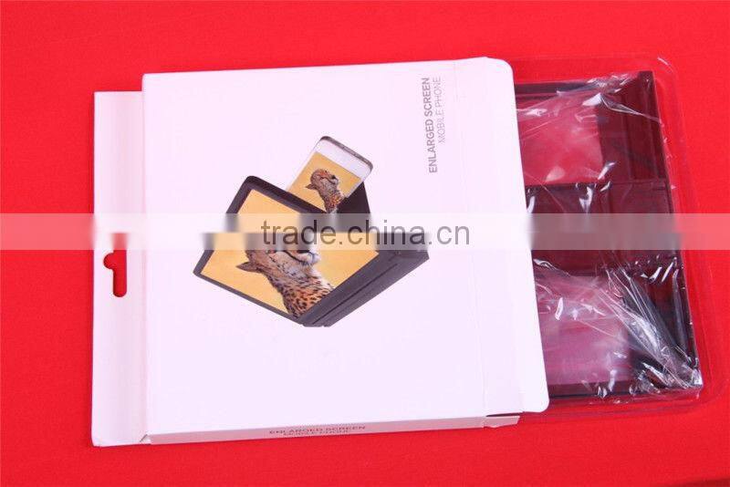 New HD Mobile Phone Screen Magnifier Fresnel Magnifying