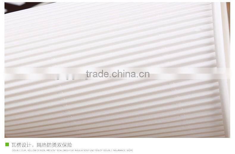 2016 Hot Sale Custom Printed Ripple Paper Cup for Milk/Tea/Coffee