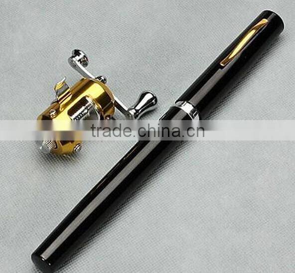 Mini Portable Pocket Fishing rod / pen fishing rod / fishing Rod Pole Reel
