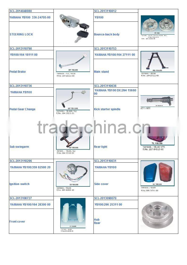 SCL-2012100056 CD110 wholesale motorcycle piston kit 52.4MM STD motorcycle engine