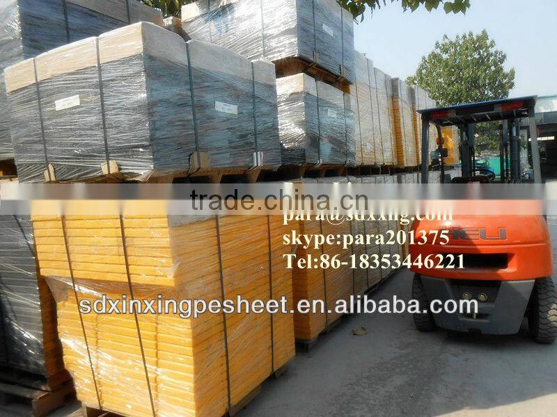 HDPE double color three layer plate/HDPE 500 sheet in china