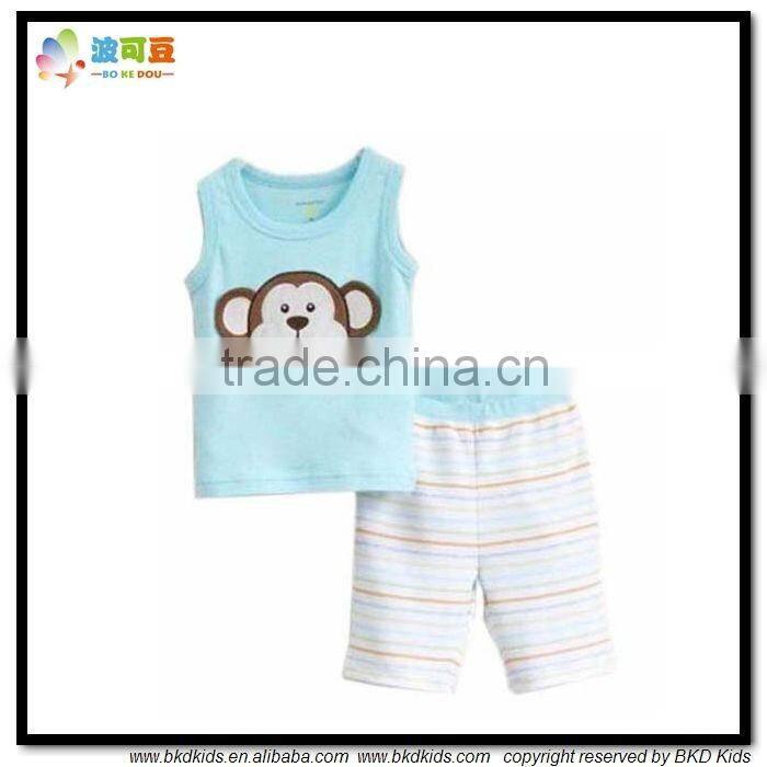 BKD green 0-24M baby boy tank top