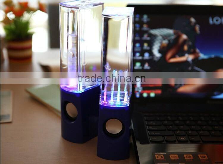 2016 new products crystal clear for led dancing water speaker