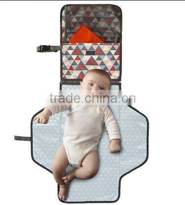 Portable Diaper Changing Station Kit with Mat for Travel