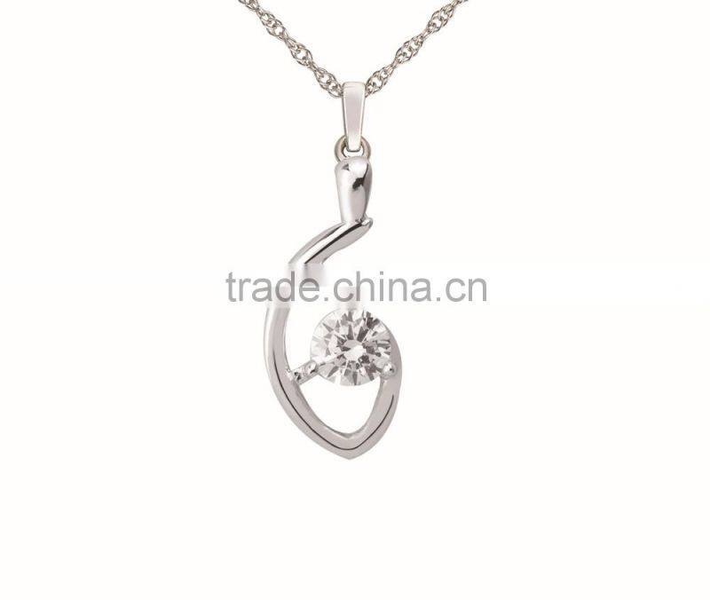 Cat eye pendant necklace, silver key pendant cheap sell