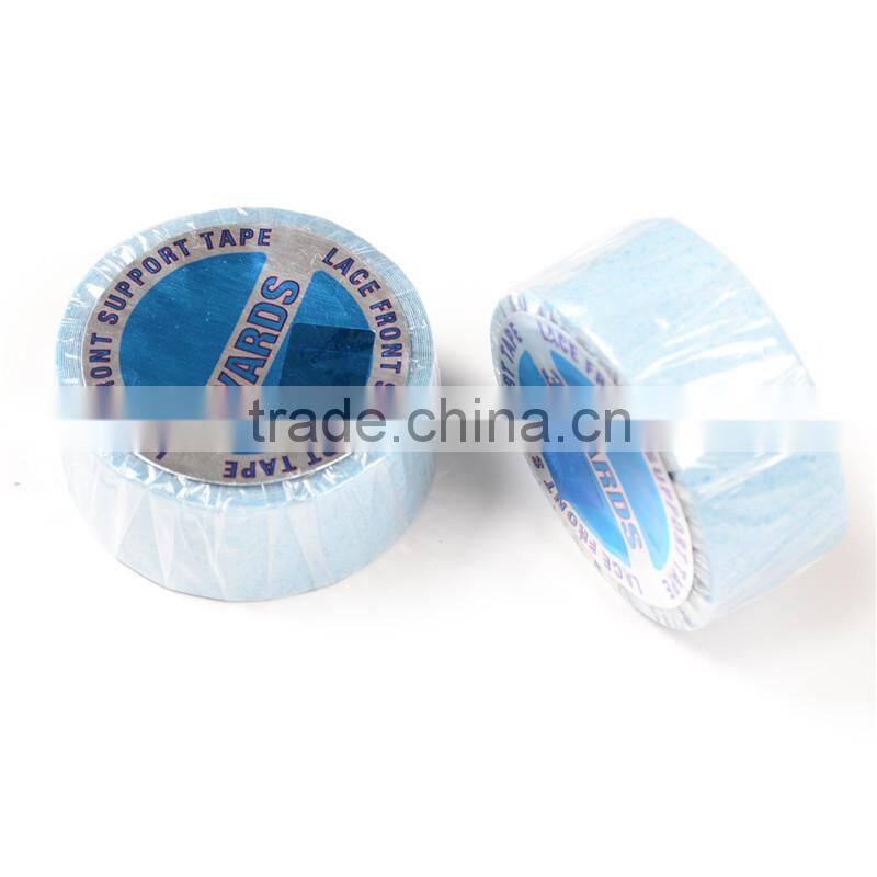 Wholesale 1 sheets 12pcs 4cm*0.8cm CPAM SUPER HAIR TAPE Adhesive Double Side Tape for remy human hair, tools for hair extension