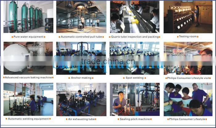 Far infrared heating lamp