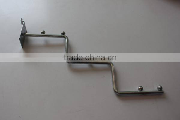 Curved Wire Shelf Hanging Hook for Slat Wall