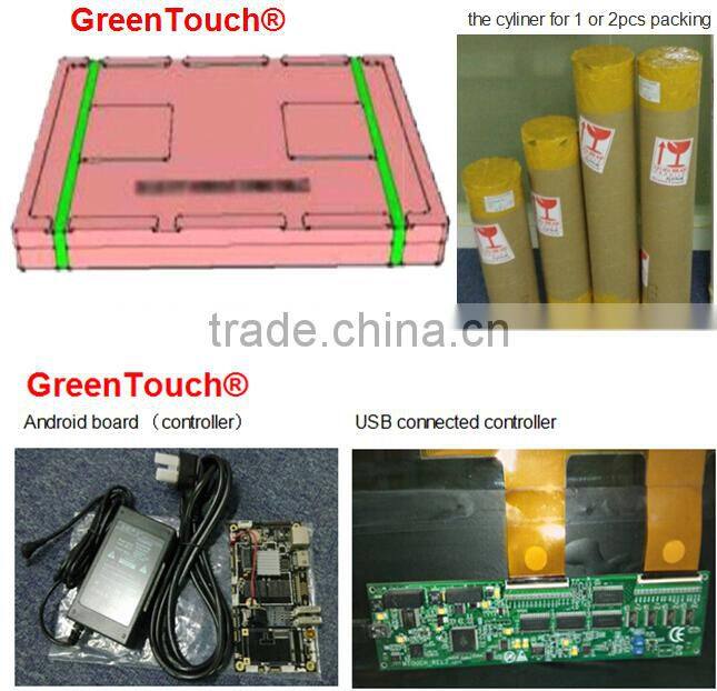 90" Super Thin interactive multi touch screen foil film with high accuracy