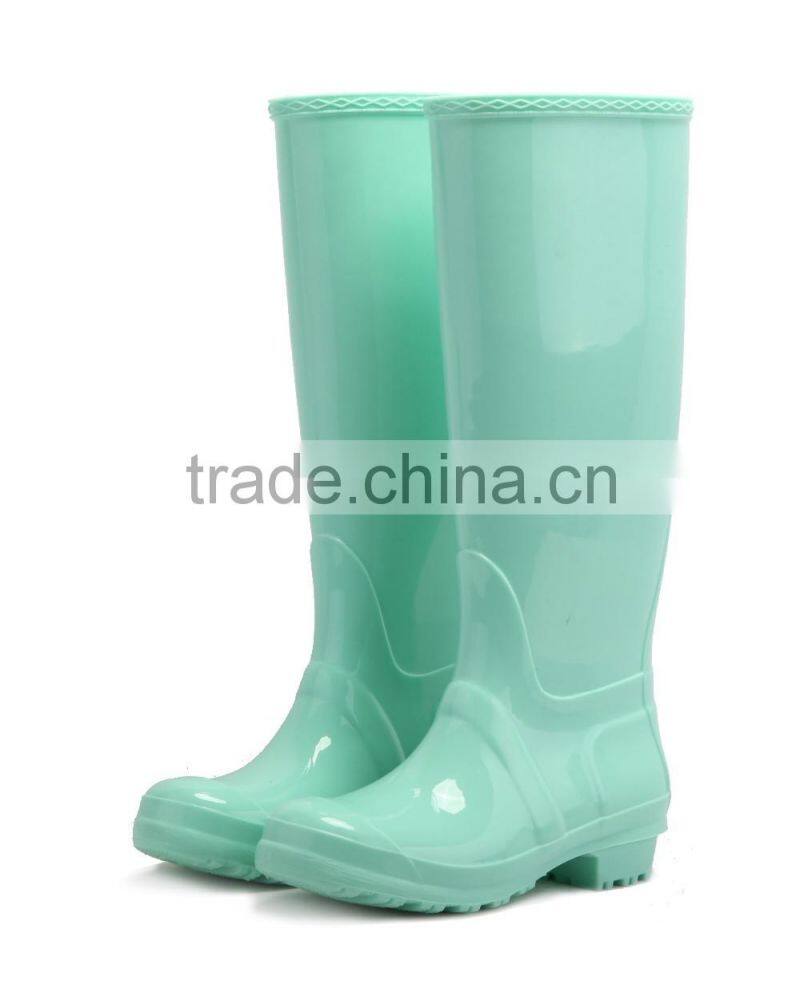 2016 fashional rubber PVC protective boot waterproof and pvc waterproof boots and rubber water shoes manufacturer (SA-9992)
