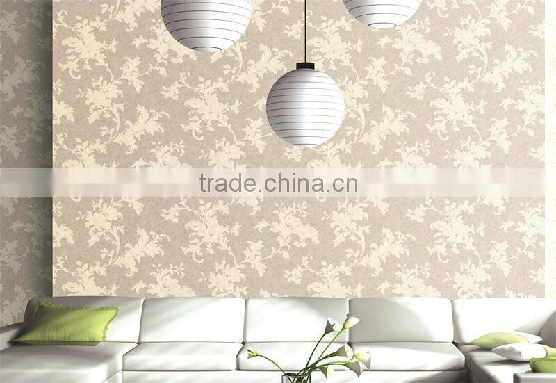 2015 hot sell non-woven wallpaper for office