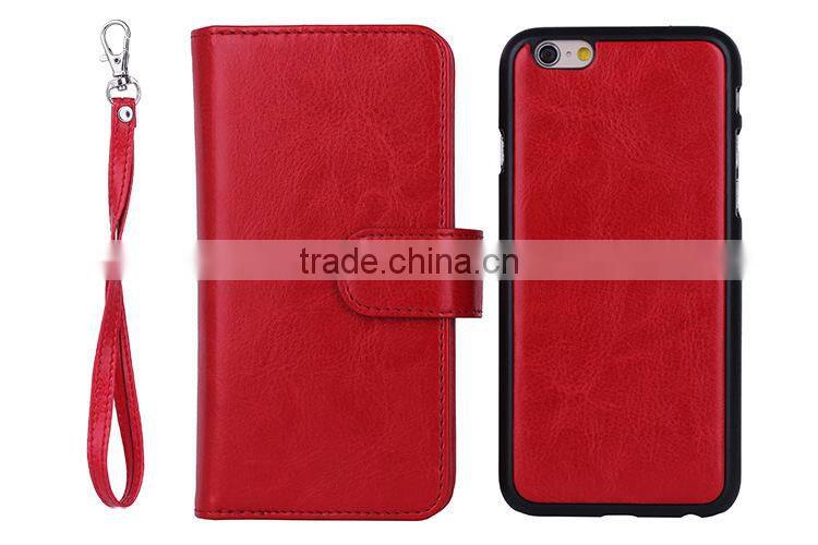 Wholesale Cell Phone Case For iP 6/Wallet Leather Cell Phone Case