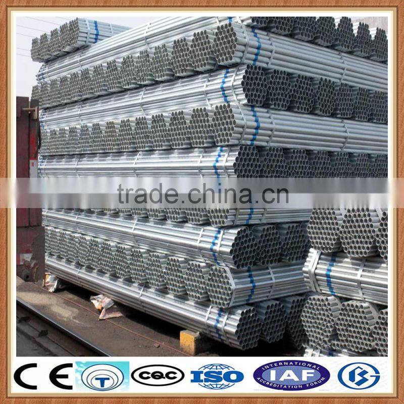 hot dip galvanized steel pipe/ galvanized iron pipe price