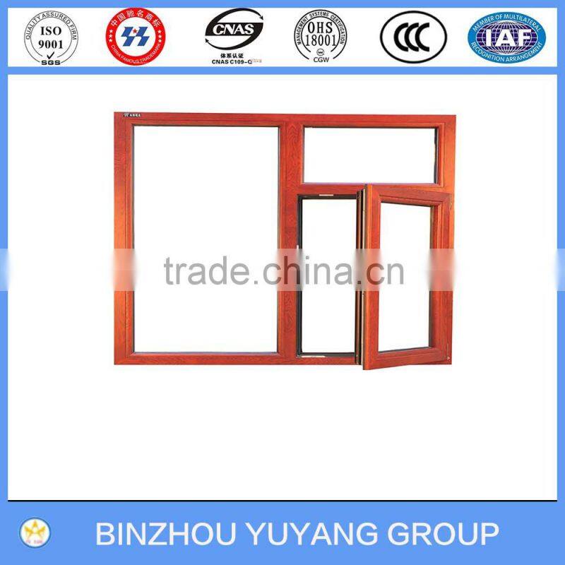 Wooden print alumunium window material