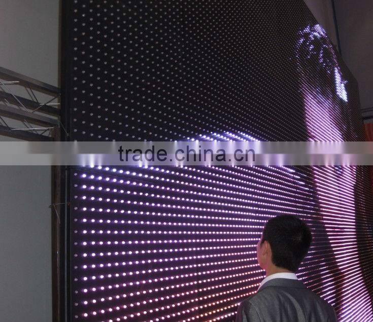 diffused rgb outdoor advertise light 12mm Ip 66 waterproof 50 pcs per string