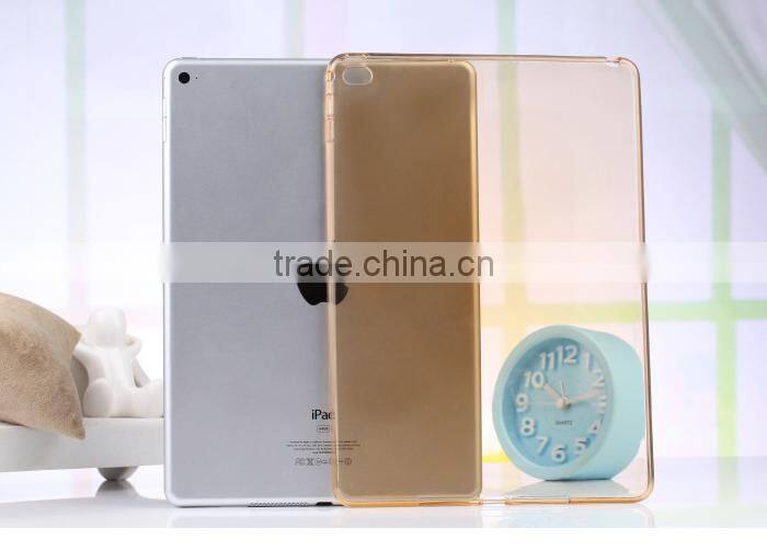 For iPad 5 Soft Clear Case , For iPad Air Transparent TPU Mobile Phone Cover