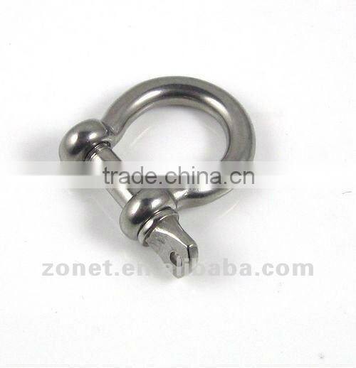 Stainless steel security d shape shackle PRA-1004