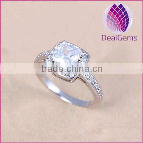 Wholesale high quality blue zircon ring