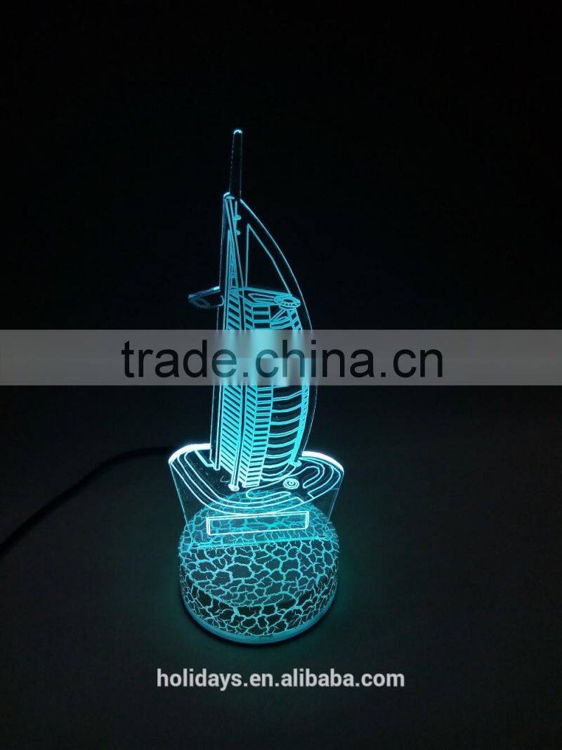 JM-3D07 yiwu jiumei seven color 3d led night light baby