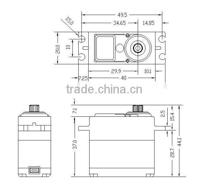 CLS090TD Titanium Gear HV 9kg Coreless Digital Servo