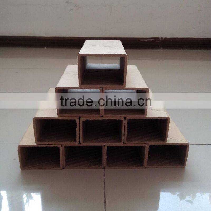 Kraft paper material square paper tube and recyclable features