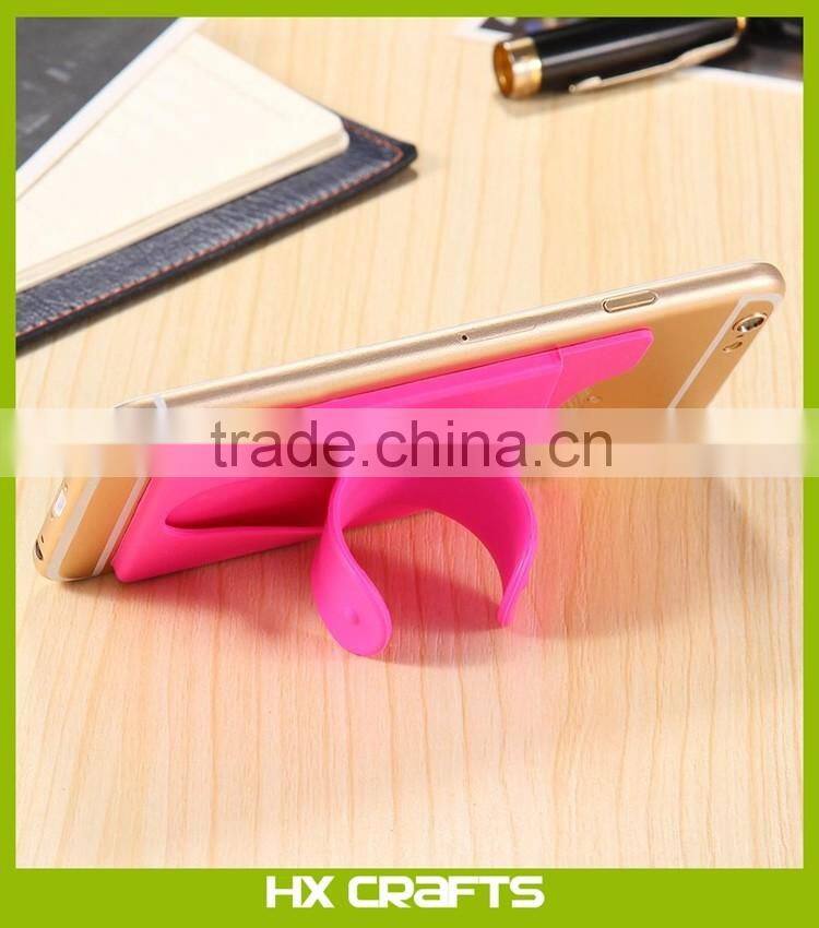 2016 lovely mini Universal mobile Phone Holder Portable one touch silicone stand Touch-U