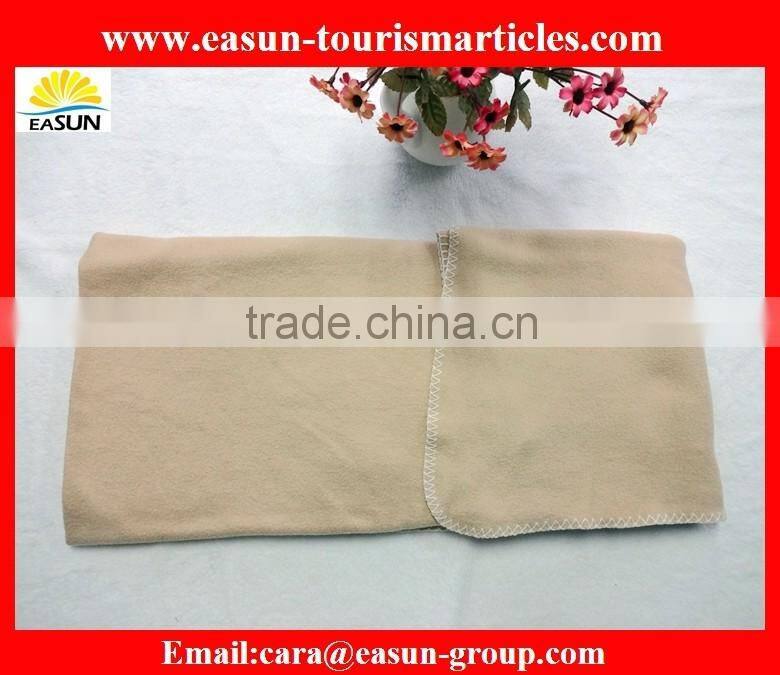 heavy and thick disposable polar fleece airline blanket