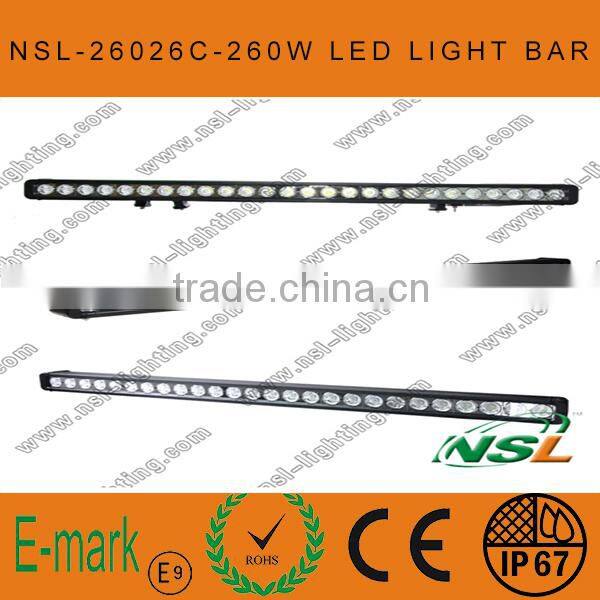 42inch 260W C REE car LED light bar off road LED work light