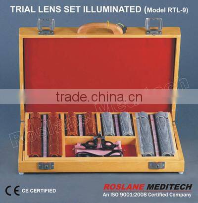 Trial Lens Set Illuminated / Optical Lens Set / Eye testing Lens Set