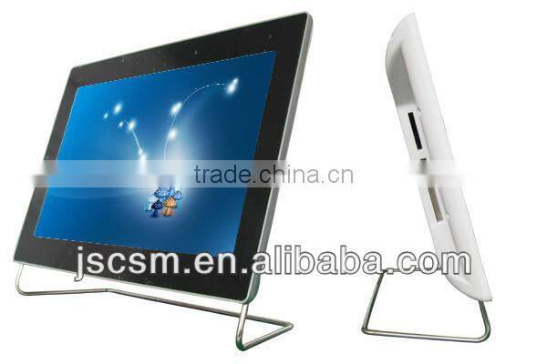 Super slim 10inch blue ray picture digital photo frame video player ad display for supermarkets advertising