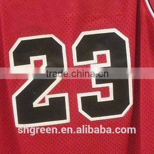 jersey number heat transfer sticker
