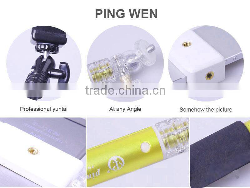 Fashion type wireless selfie stick for smartphone light weight monopod in Hot sale