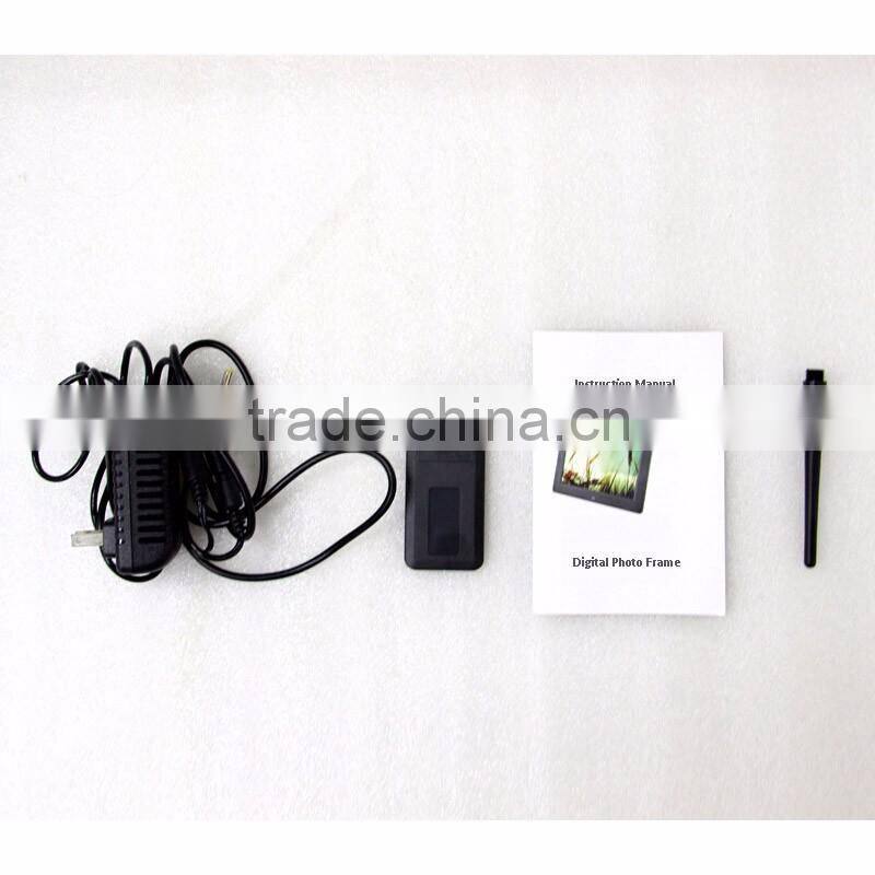 2017 new model black/white 10 inch battery operate digital photo frame