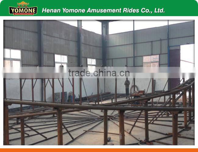 Roller coaster of park equipment, fairground rides dragon roller coaster
