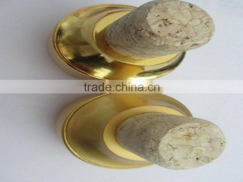 Factory offer Zinc Alloy Metal Screw Wine Bottle Caps, Champagne bottle caps